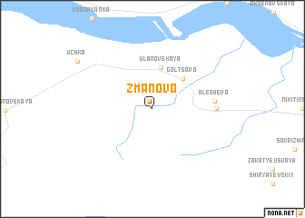 map of Zmanovo