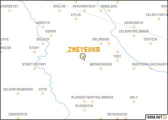 map of Zmeyëvka