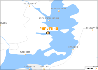 map of Zmeyëvka