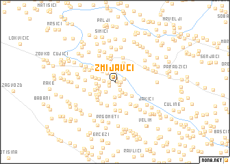 map of Zmijavci