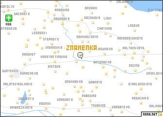 map of Znamenka