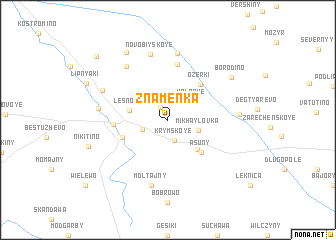 map of Znamenka