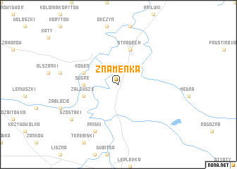 map of Znamenka