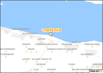 map of Znamenka