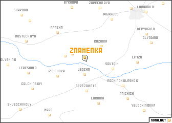 map of Znamenka