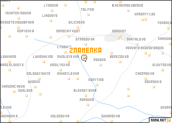 map of Znamenka