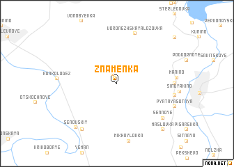 map of Znamenka