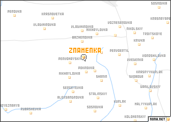 map of Znamenka