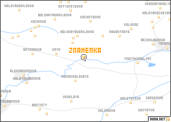 map of Znamenka