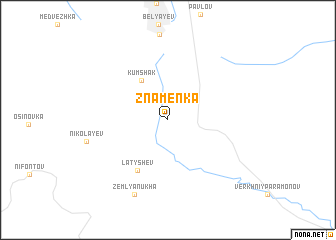 map of Znamenka