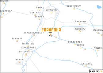 map of Znamenka