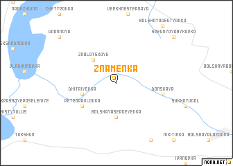 map of Znamenka