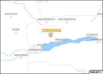map of Znamenka