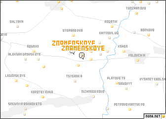 map of Znamenskoye