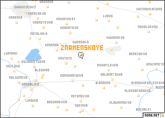 map of Znamenskoye