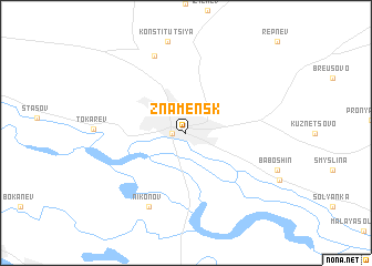 map of Znamensk