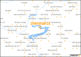 map of Znamirowice