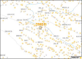 map of Znaori