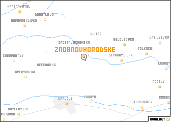 map of Znob-Novhorods\