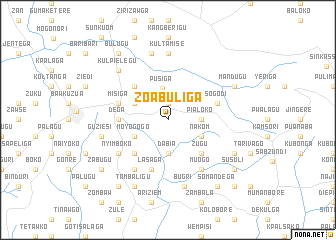 map of Zoabuliga