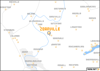 map of Zoarville