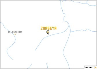 map of Zoaseya