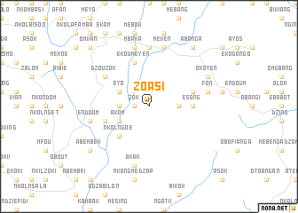 map of Zoasi