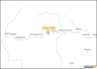 map of Zoazon