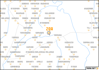 map of Zoa