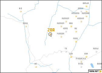 map of Zoa