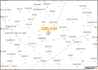 map of Zoblema