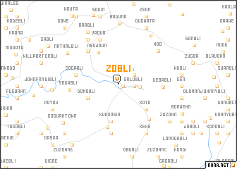 map of Zobli