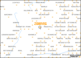 map of Zöbring