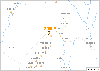 map of Zóbue