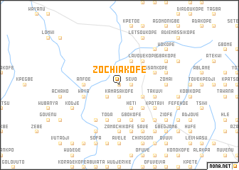 map of Zochiakofe