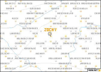 map of Zochy