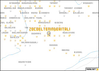 map of Zoco el Tenin de Ait Ali