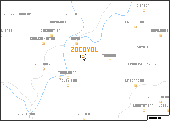 map of Zocoyol