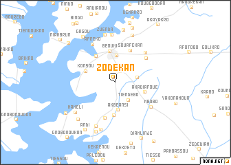 map of Zodékan