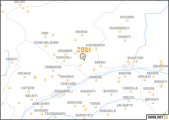 map of Zodi