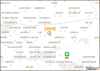 map of Zoeke