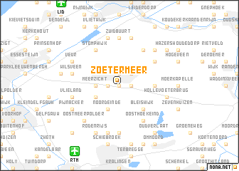 map of Zoetermeer