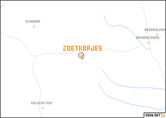 map of Zoetkopjes