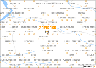 map of Zofianka