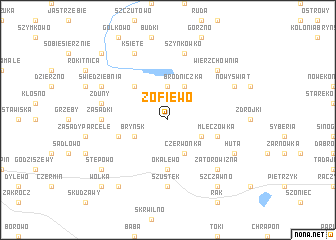 map of Zofiewo