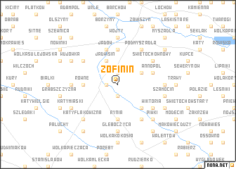 map of Zofinin