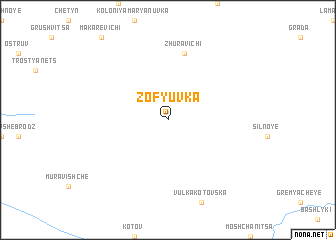 map of Zofʼyuvka