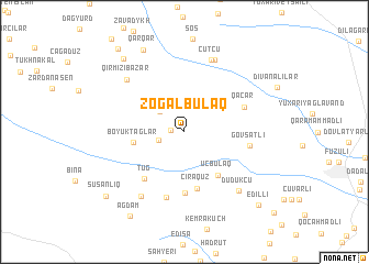 map of Zoğalbulaq