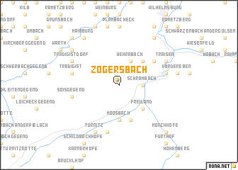 map of Zögersbach