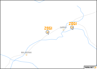 map of Zogi